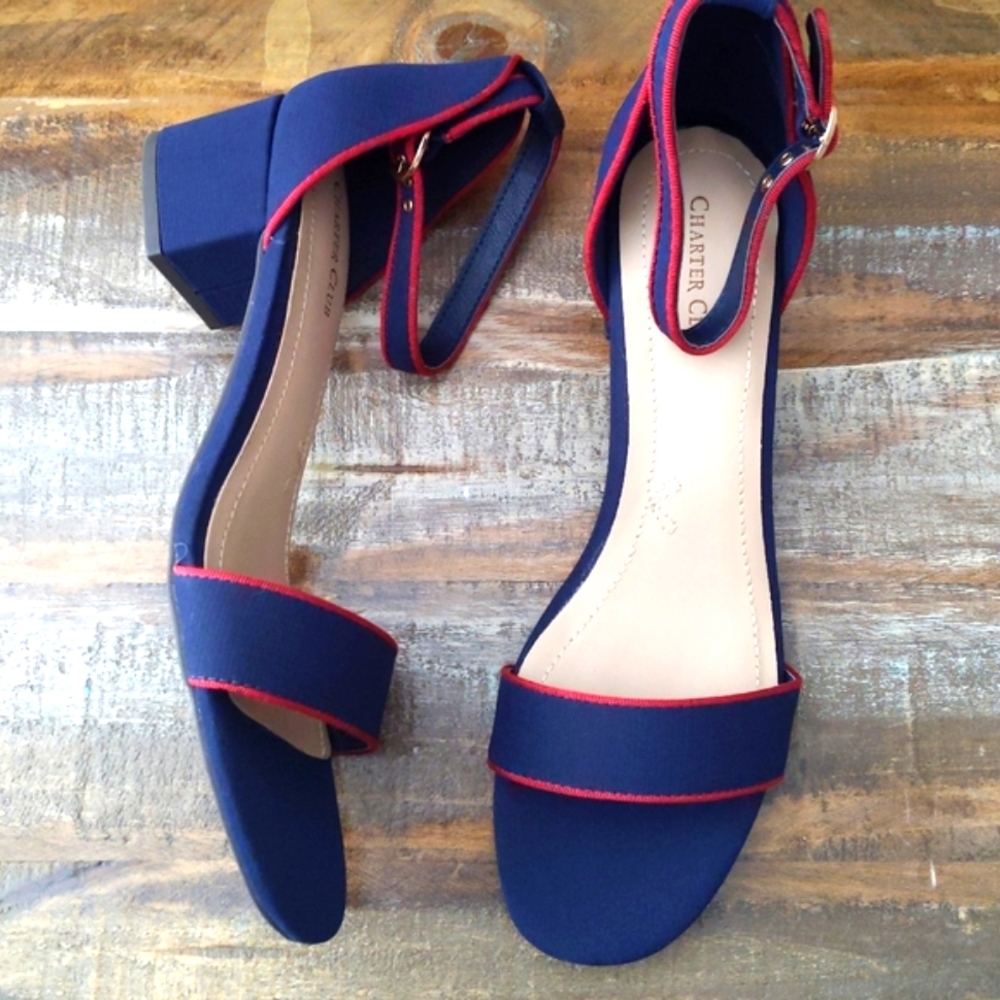 🌿NAUTICAL HEEL SANDALS🌿